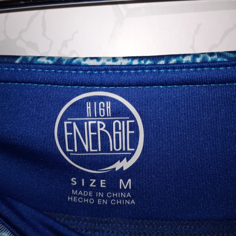 Blue Patterned Leggings - Picture 7 of 7